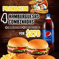 4 hamburguesas